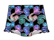 Load image into Gallery viewer, Galaxy Axolotl Swim High Waisted Swim Bottoms