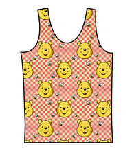 Load image into Gallery viewer, Hunny Bear Check Swim Basic Swim Top
