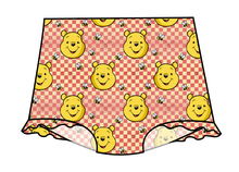 Load image into Gallery viewer, Hunny Bear Check Swim High Waisted Swim Bottoms