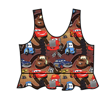 Load image into Gallery viewer, Route 66 Swim Peplum Swim Top