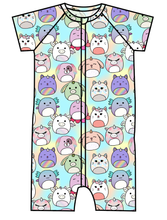 Load image into Gallery viewer, Mythical Squish Friends Swim One Piece Rashguard Suit