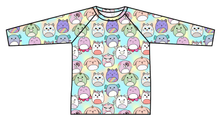 Load image into Gallery viewer, Mythical Squish Friends Swim Rash Guard Top
