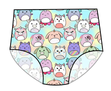 Load image into Gallery viewer, Mythical Squish Friends Swim High Waisted Swim Bottoms