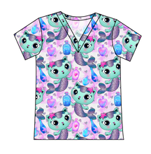 Load image into Gallery viewer, Mercat Ladies' Slouchy V-Neck Tee