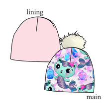 Load image into Gallery viewer, Mercat Slouchy Beanie (Reversible!)