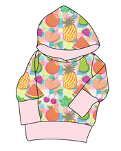 Load image into Gallery viewer, Tutti Fruiti Grow With Me Hoodie (or Crewneck)