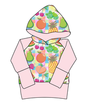 Load image into Gallery viewer, Tutti Fruiti Grow With Me Hoodie (or Crewneck)