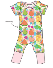 Load image into Gallery viewer, Tutti Fruiti Grow With Me Pants And Shorts Romper