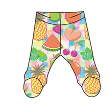 Load image into Gallery viewer, Tutti Fruiti Newborn Footed Pants