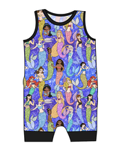 Load image into Gallery viewer, Royal Mermaids Emmett Pants And Shorts T-Shirt Romper