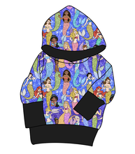 Load image into Gallery viewer, Royal Mermaids Grow With Me Hoodie (or Crewneck)