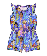 Load image into Gallery viewer, Royal Mermaids Ivy Summer Romper