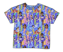 Load image into Gallery viewer, Royal Mermaids Ladies' Oversized Tee