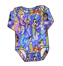 Load image into Gallery viewer, Royal Mermaids Lap Neck Bodysuit