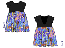Load image into Gallery viewer, Royal Mermaids Low Back Dress