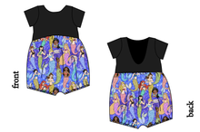 Load image into Gallery viewer, Royal Mermaids Low Back Romper and Bubble Romper