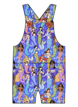 Load image into Gallery viewer, Royal Mermaids Overalls and Shortalls