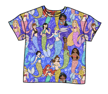 Load image into Gallery viewer, Royal Mermaids Oversized Tee