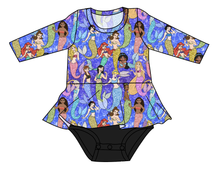 Load image into Gallery viewer, Royal Mermaids Peplum Top
