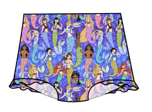 Load image into Gallery viewer, Royal Mermaids Swim Ladies' High Waisted Bikini Bottoms