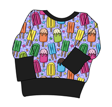 Load image into Gallery viewer, Rainbow Pops Grow With Me Hoodie (or Crewneck)