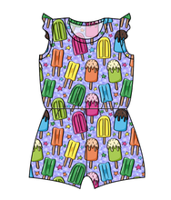 Load image into Gallery viewer, Rainbow Pops Ivy Summer Romper