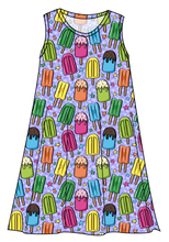 Load image into Gallery viewer, Rainbow Pops Ladies' Swing Dress