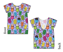 Load image into Gallery viewer, Rainbow Pops Low Back Ballerina Tee