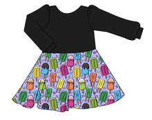 Load image into Gallery viewer, Rainbow Pops Prairie Dress