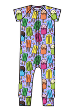 Load image into Gallery viewer, Rainbow Pops Swim One Piece Rashguard Suit