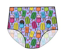 Load image into Gallery viewer, Rainbow Pops Swim Ladies' High Waisted Bikini Bottoms