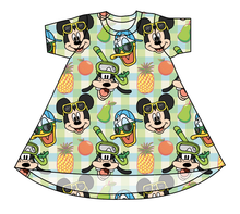 Load image into Gallery viewer, Rad Picnic Pals Basic T-Shirt Dress