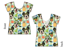 Load image into Gallery viewer, Rad Picnic Pals Ladies' Low Back Ballerina Tee