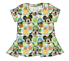 Load image into Gallery viewer, Rad Picnic Pals Ladies' Peplum Top