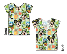 Load image into Gallery viewer, Rad Picnic Pals Low Back Ballerina Tee