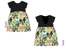 Load image into Gallery viewer, Rad Picnic Pals Low Back Dress