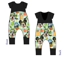 Load image into Gallery viewer, Rad Picnic Pals Low Back Romper and Bubble Romper