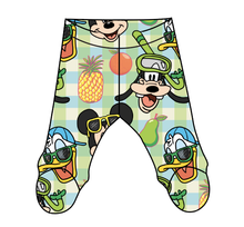 Load image into Gallery viewer, Rad Picnic Pals Newborn Footed Pants