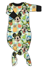 Load image into Gallery viewer, Rad Picnic Pals Newborn Knotted Gown