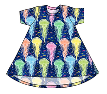 Load image into Gallery viewer, Jellyfish Basic T-Shirt Dress