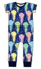 Load image into Gallery viewer, Jellyfish Bennett Pants and Shorts Length T-Shirt Romper