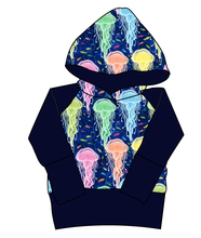 Load image into Gallery viewer, Jellyfish Grow With Me Hoodie (or Crewneck)