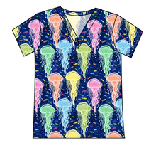 Load image into Gallery viewer, Jellyfish Ladies' Slouchy V-Neck Tee