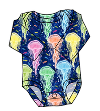 Load image into Gallery viewer, Jellyfish Lap Neck Bodysuit