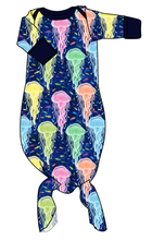 Load image into Gallery viewer, Jellyfish Newborn Knotted Gown