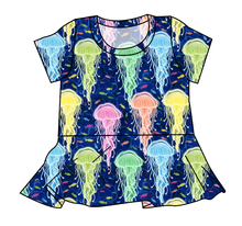 Load image into Gallery viewer, Jellyfish Peplum Top