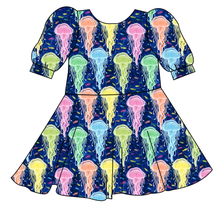 Load image into Gallery viewer, Jellyfish Prairie Dress