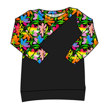 Load image into Gallery viewer, Electric Floral Classic Hoodie (or Crewneck)