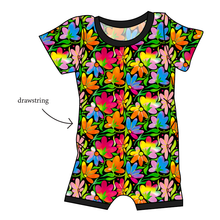 Load image into Gallery viewer, Electric Floral Grow With Me Pants And Shorts Romper