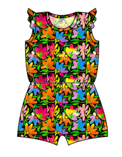 Load image into Gallery viewer, Electric Floral Ivy Summer Romper